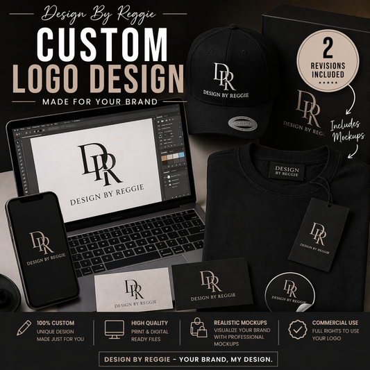 Custom Logo Design with Mockups | Business Branding Package Small Business Logo Clothing Brand Logo Design Service