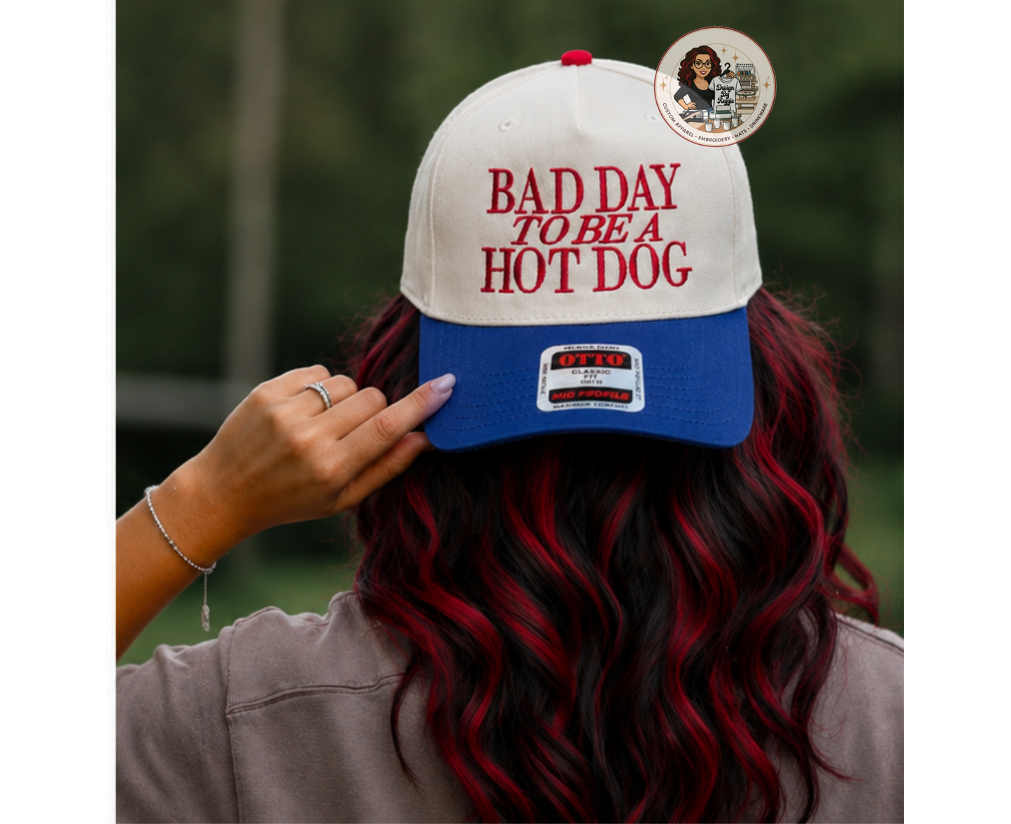 Bad Day To Be A Hot Dog Trucker Hat | Funny BBQ & Fourth of July Hat