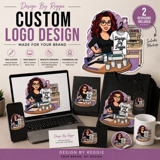 Custom Logo Design with Mockups | Business Branding Package Small Business Logo Clothing Brand Logo Design Service